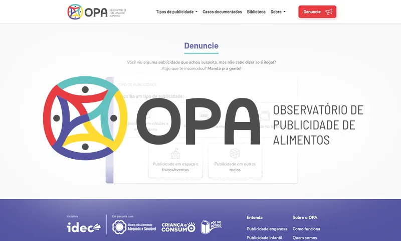 Observatório de Publicidade de Alimentos (OPA)