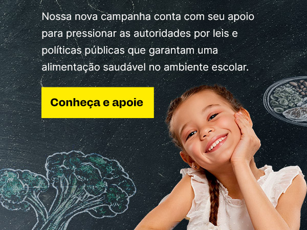 Para proteger nossas crianças, precisamos restringir a oferta de produtos ultraprocessados nas escolas.