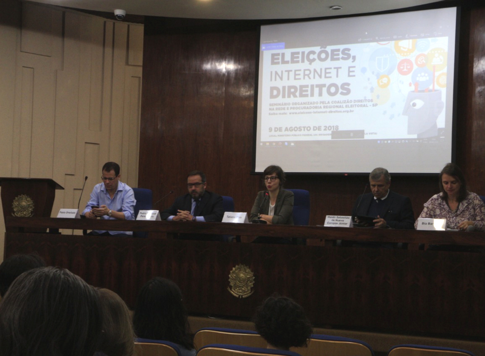 Eleições, Internet e Direitos que aconteceu na Procuradoria Regional Eleitoral de SP